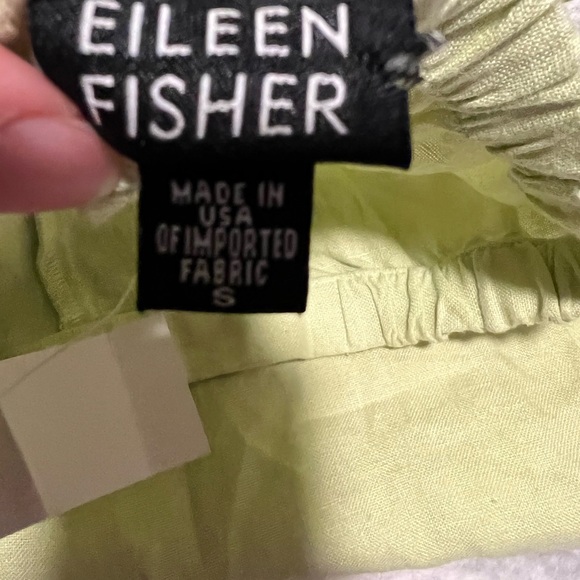 Eileen Fisher Capri Linen Pants - Picture 6 of 7